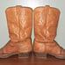 Mens Leather Cowboy Boots Size 10