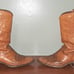 Mens Leather Cowboy Boots Size 10