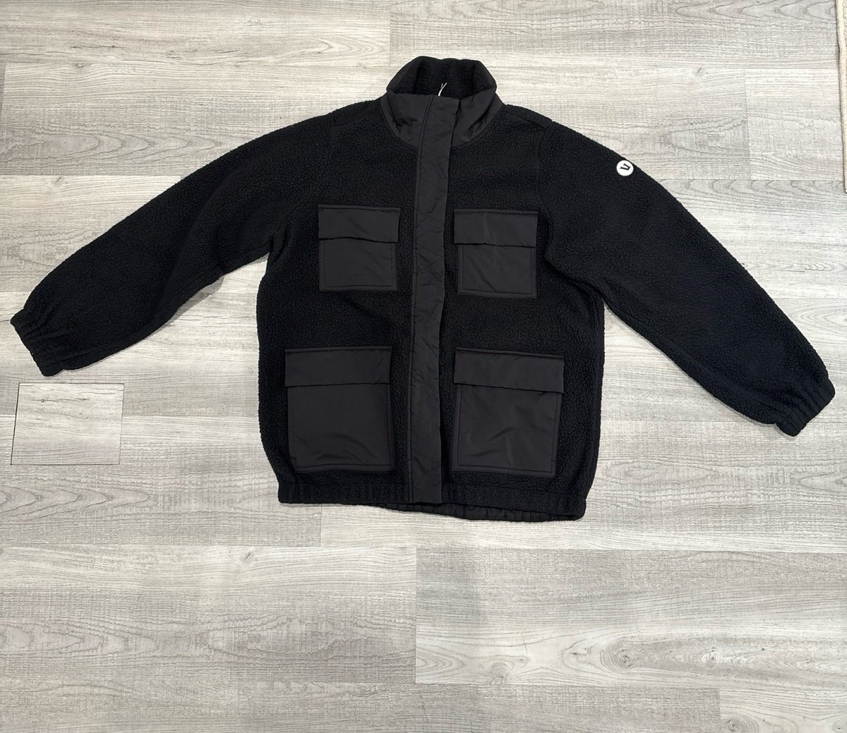 Vuori Utility Sherpa Jacket in Black Size xs