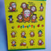 Sanrio vintage rare Monkichi monkey doll stickers stationery crafts arts vtg new