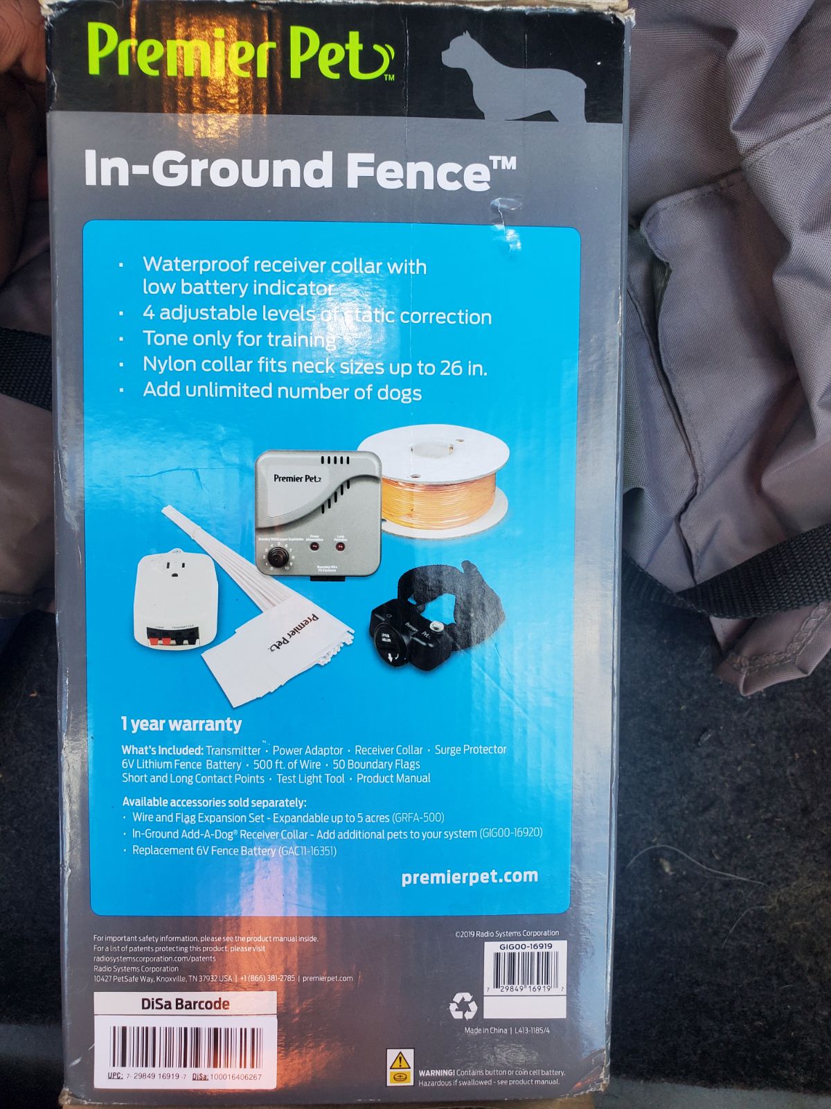 Electric in-ground Dog fence