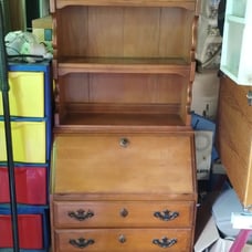 Antique Vintage Mail Hutch