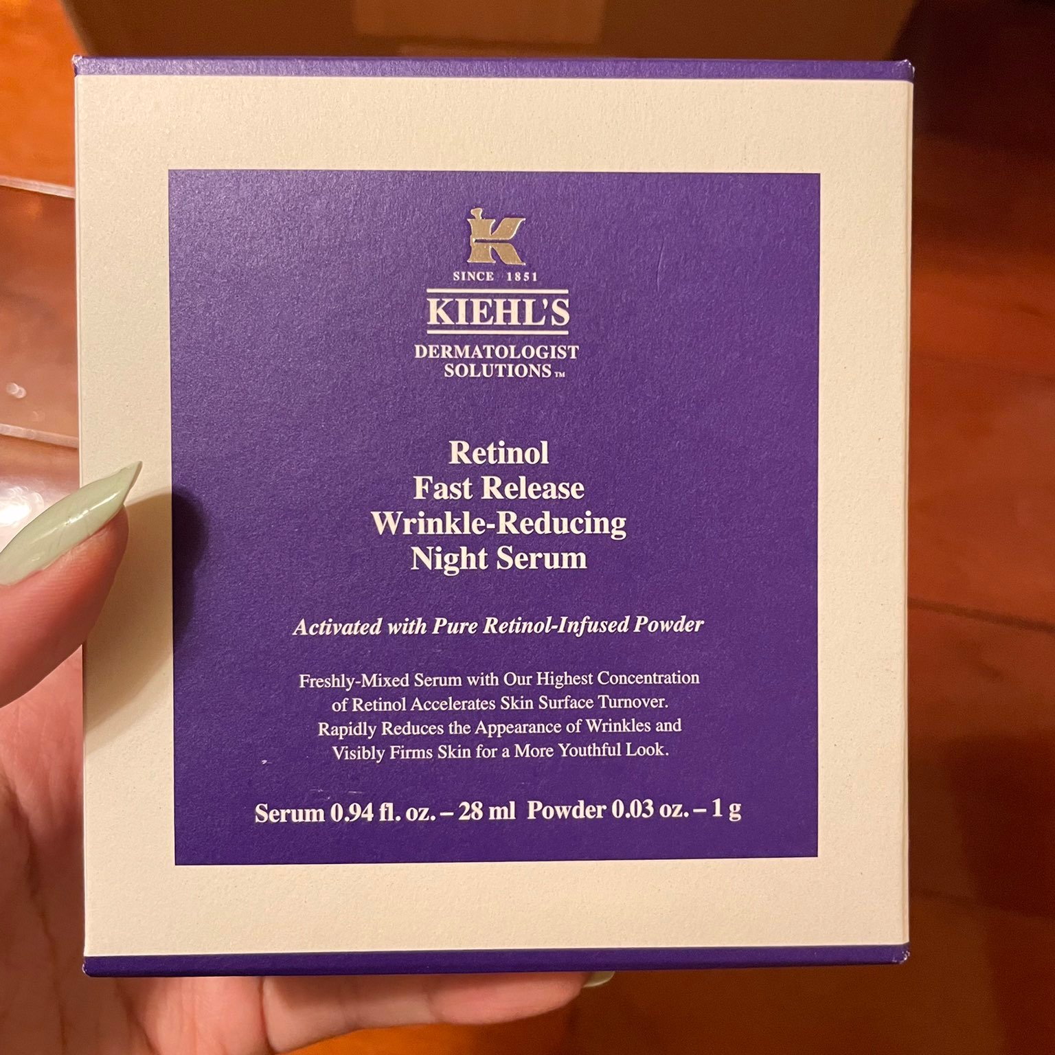 Kiehls Retinol Night Serum