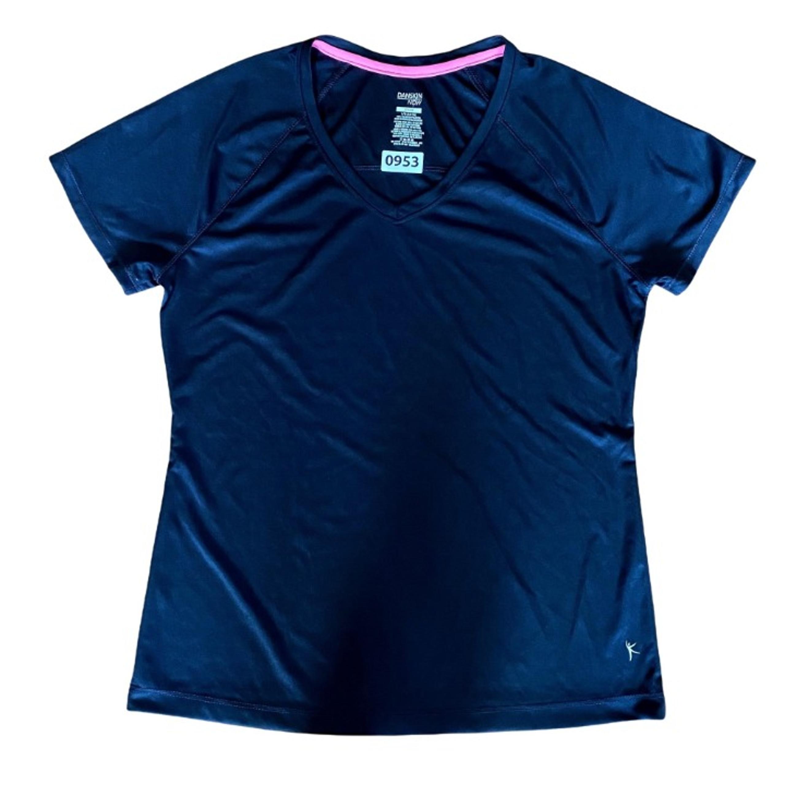 Womens Danskin Now Active Athletic Sports Workout Tee T Shirt Top 0953