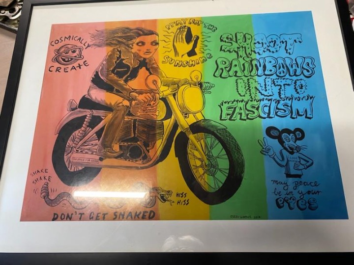 OZZY WRIGHT 'WRONG' ART - PRINT POSTER 2014