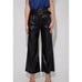 NEW NWT Generation Love Genesis Vegan Leather Belted Wide Leg Trousers size 4