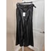 NEW NWT Generation Love Genesis Vegan Leather Belted Wide Leg Trousers size 4