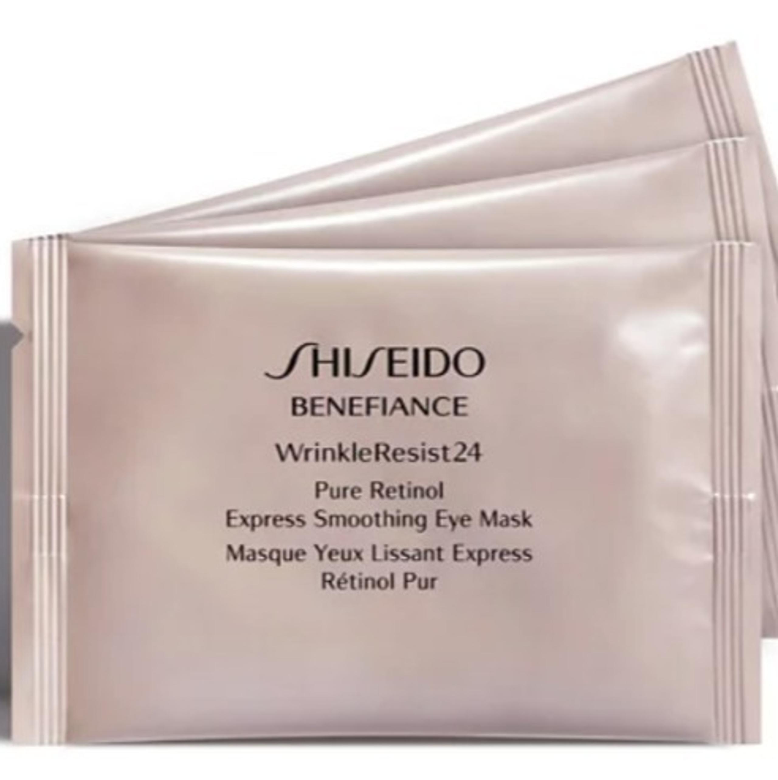 3 x Shiseido benefiance express smoothing eye masks NEW & FRESH
