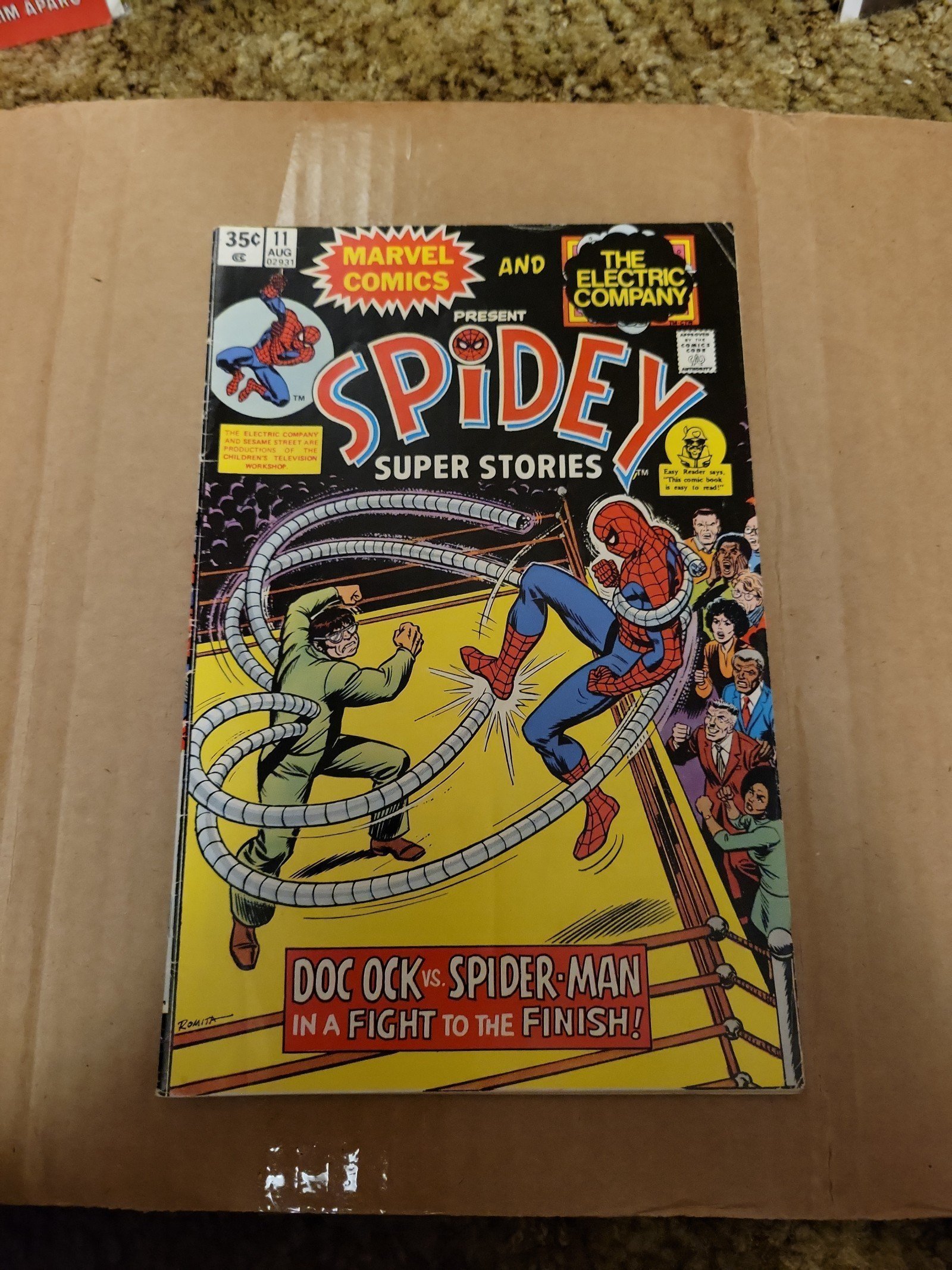 Spidey Super Stories 11 August 1975 Key First Appearance Valerie !