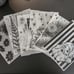 Christmas embossing folder. Set of 6