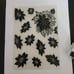 Christmas embossing folder. Set of 6