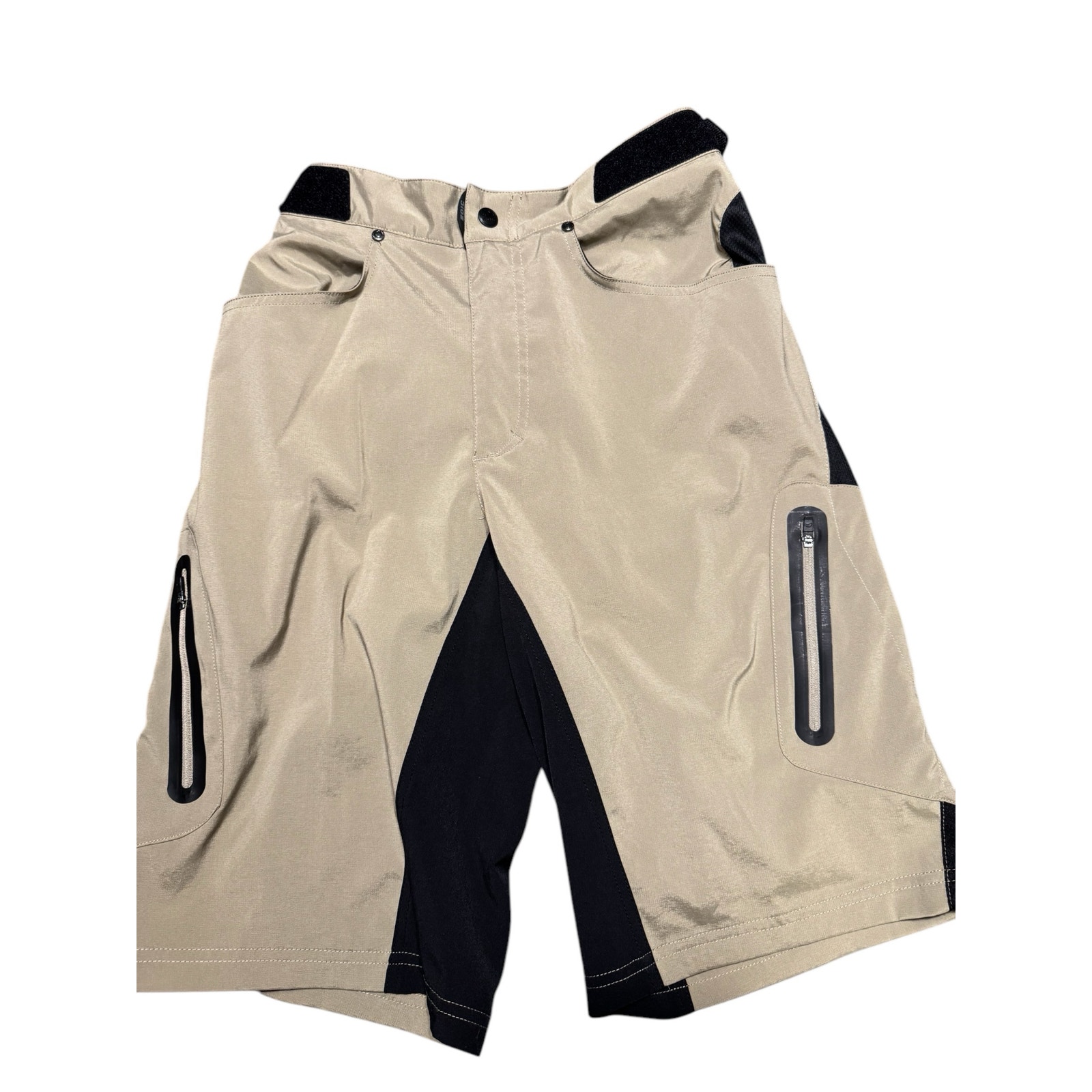ZOIC Shorts Beige Black Size S