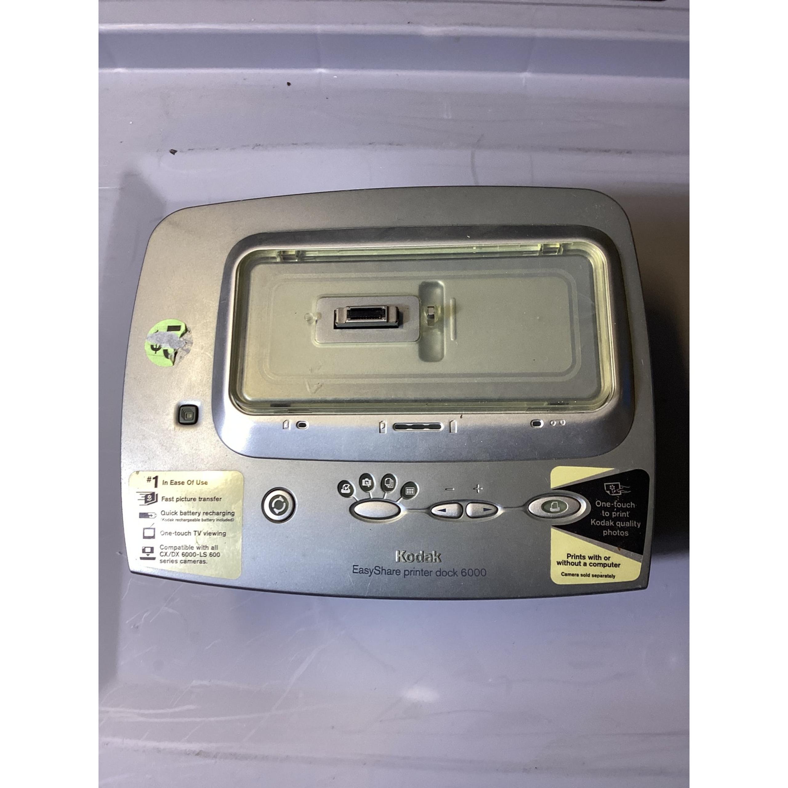 KODAK EASYSHARE DOCK SERIES 6000 DIGITAL PHOTO PRINTER
