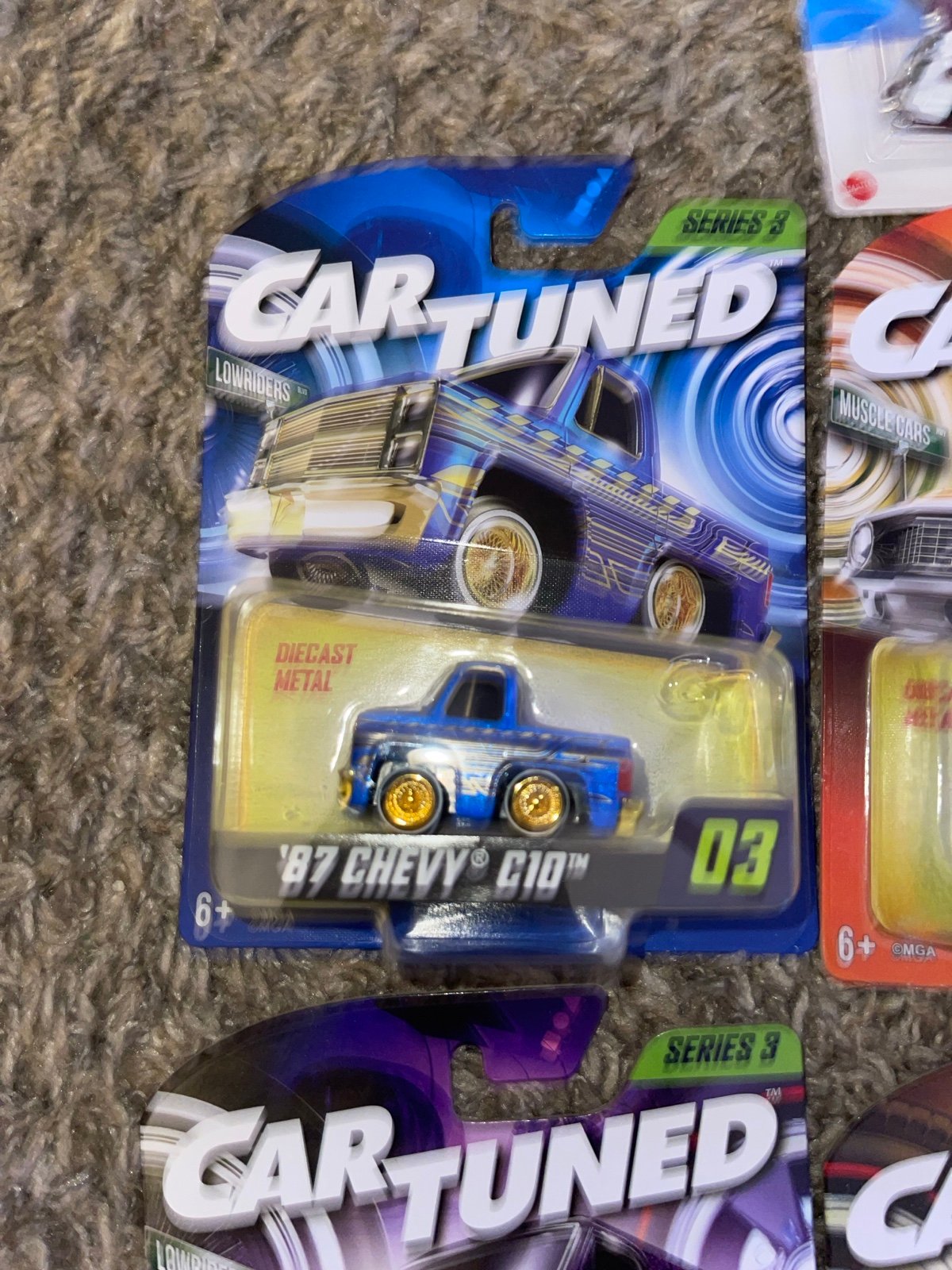 Car tuned series 3 set of 6 with hot wheels Cars