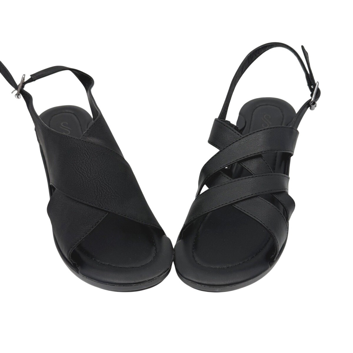 Solely Jane Size 7 Black Comfort Stripe Base + Adelaide Onyx & Phoenix Onyx Tops