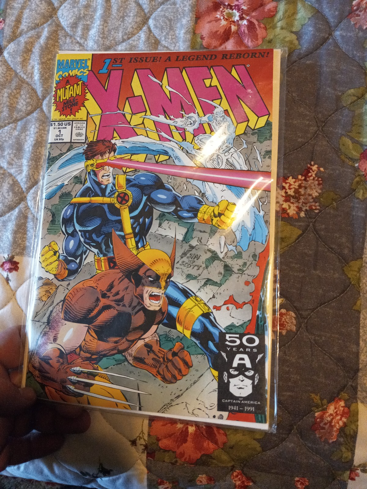 Marvel comics X-Men #1 A legend Reborn newsstand edition cover CHASE Variant