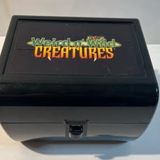 Weird N' Wild Creatures Cards & Box 72 Playing Cards & 70 Info Cards Sold As Is