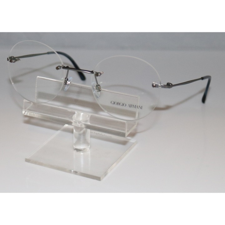 Giorgio Armani Gunmetal Eyeglasses