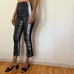 Area NYC Black and Silver Pants XS NWT