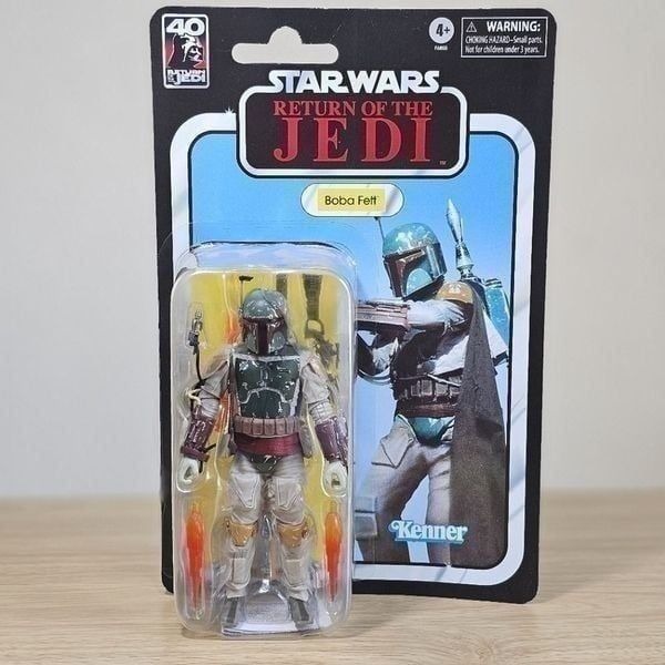 Star Wars Boba Fett Deluxe Action Figure Return Of The Jedi Anniversary Kenner