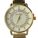 Jessica Carlyle Women's Analog Gold Strap Watch with earrings and Necklace