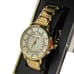 Jessica Carlyle Women's Analog Gold Strap Watch with earrings and Necklace