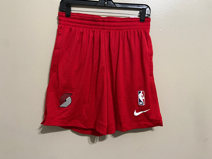 Nike Mid Thigh 6 NBA Portland Blazers Team Issue Practice Shorts 2XL DN8260-657