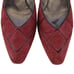 Vintage Charles Jourdan Paris Red Suede Leather Dress Pumps Women 9 Retro France