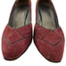 Vintage Charles Jourdan Paris Red Suede Leather Dress Pumps Women 9 Retro France