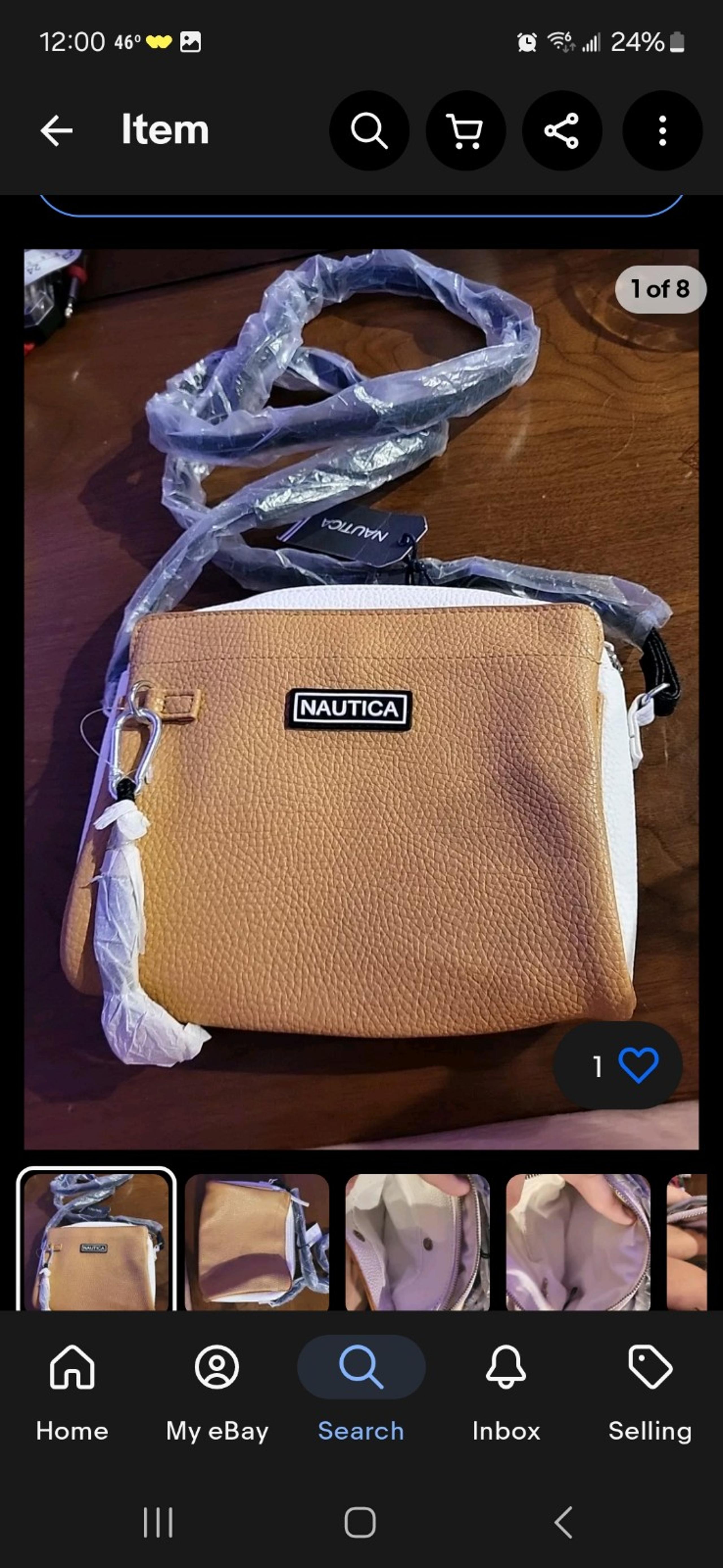 NWT NAUTICA BELAFONTE COLORBLOCK MINI WOMEN'S CROSSBODY BAG PURSE - CN1120/79CP