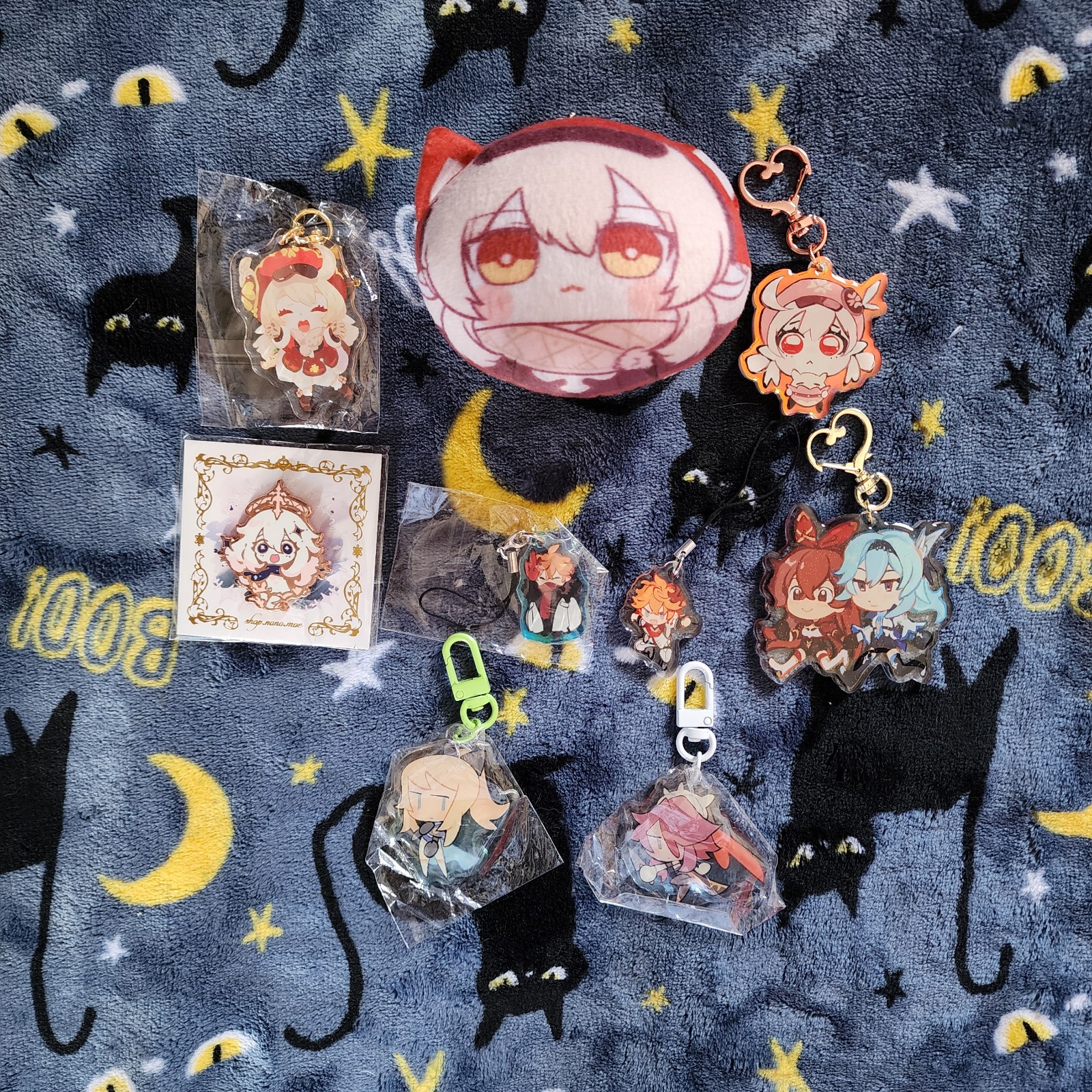 Genshin Impact Hoyoverse Mihoyo Fanmade Keychain Bundle