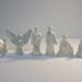 Nativity Set Christmas Mini Glazed Ceramic 6 pcs