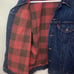 Levi’s flannel jean jacket