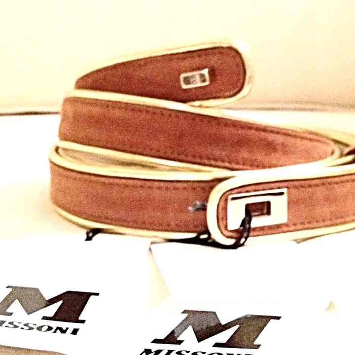 Missoni Suede Gold Trimmed All size