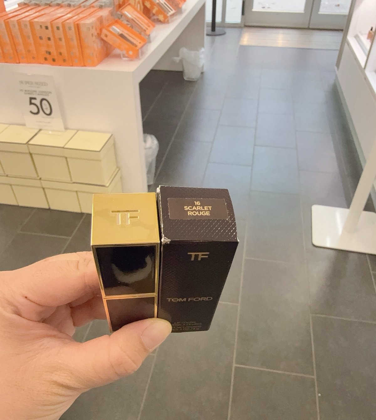 Tom Ford Lip Color Matte 16 Scarlet Rouge 3g NWB