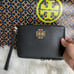 Tory Burch Wristlet Britten Large Zip Pouch