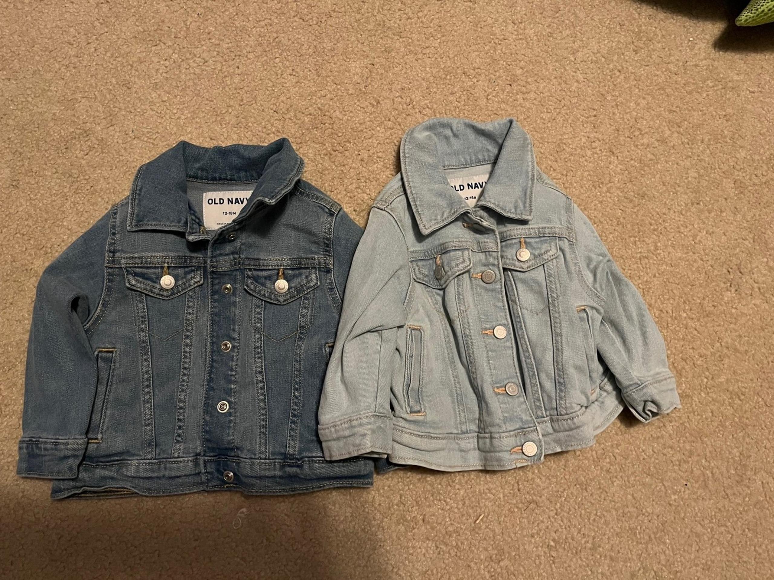 Old Navy 12 Month Denim Jackets