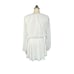 Anna Cate White Caelynn Smocked Long Sleeve Mini Dress |S