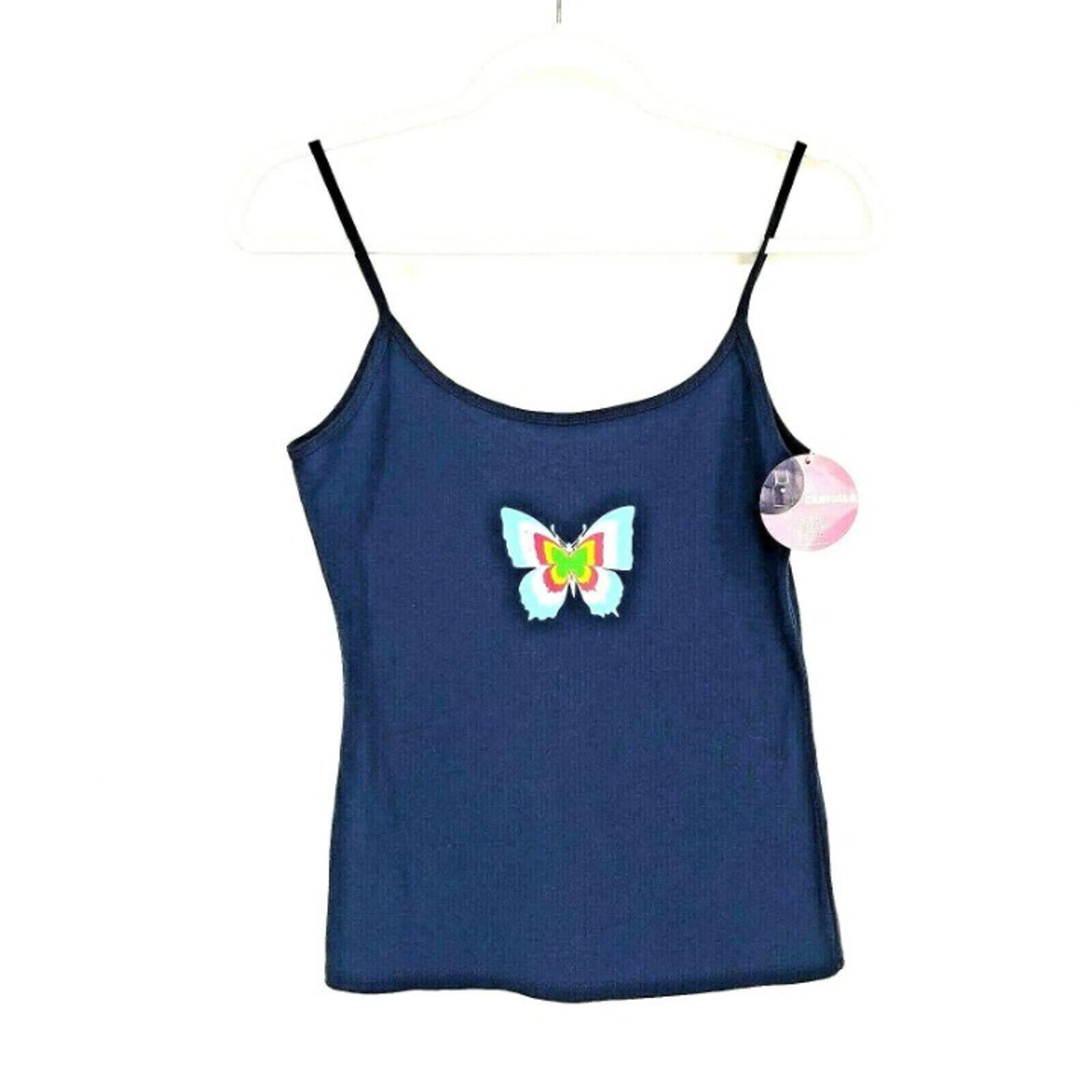 NWT Girls Adult Camisole Navy Tank Top