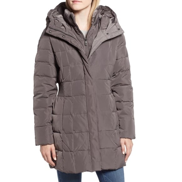 Cole Haan Signature Carbon Cole Haan Hooded Down & Feather Jacket