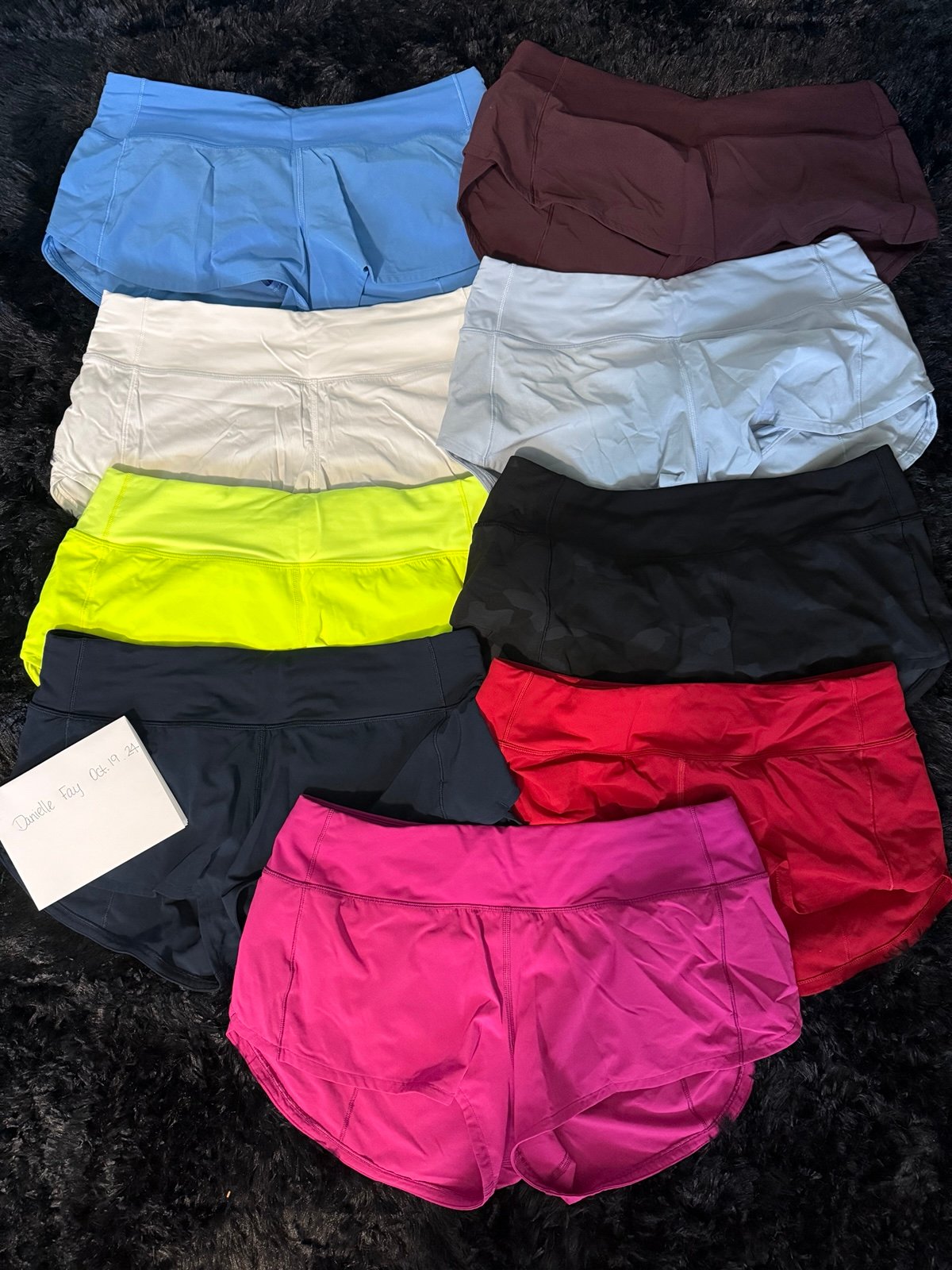 Lululemon speed shorts bundle