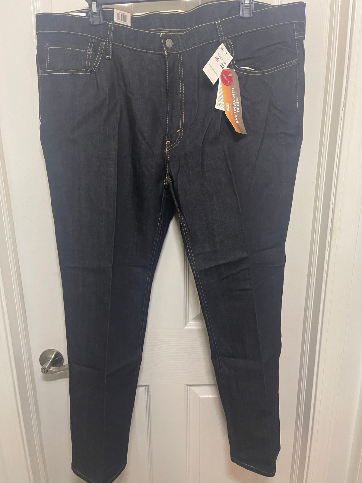 Levi Strauss Big & Tall 541 Taper Fit Blk Denim