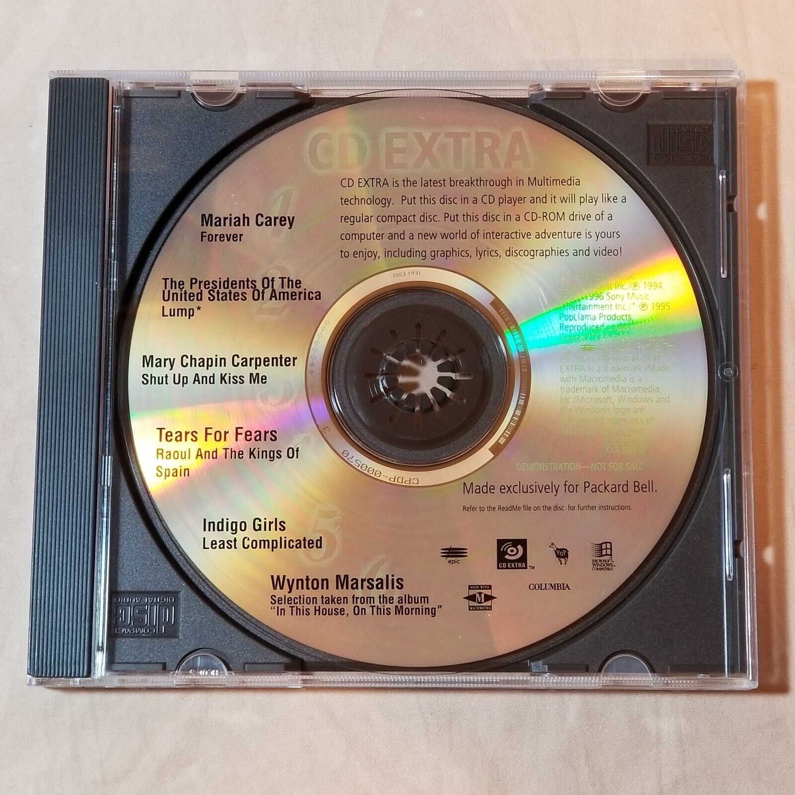 Mariah Carey Indigo Girls Tears For Fears Wynton Marsalis Presidents Of The USA