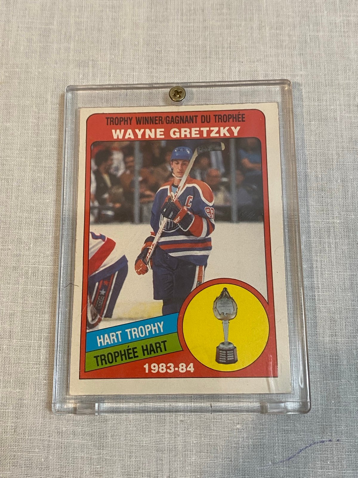 1984 O-PEE-CHEE 374 WAYNE GRETZKY HART TROPHY