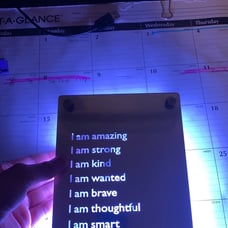 Led motivational board