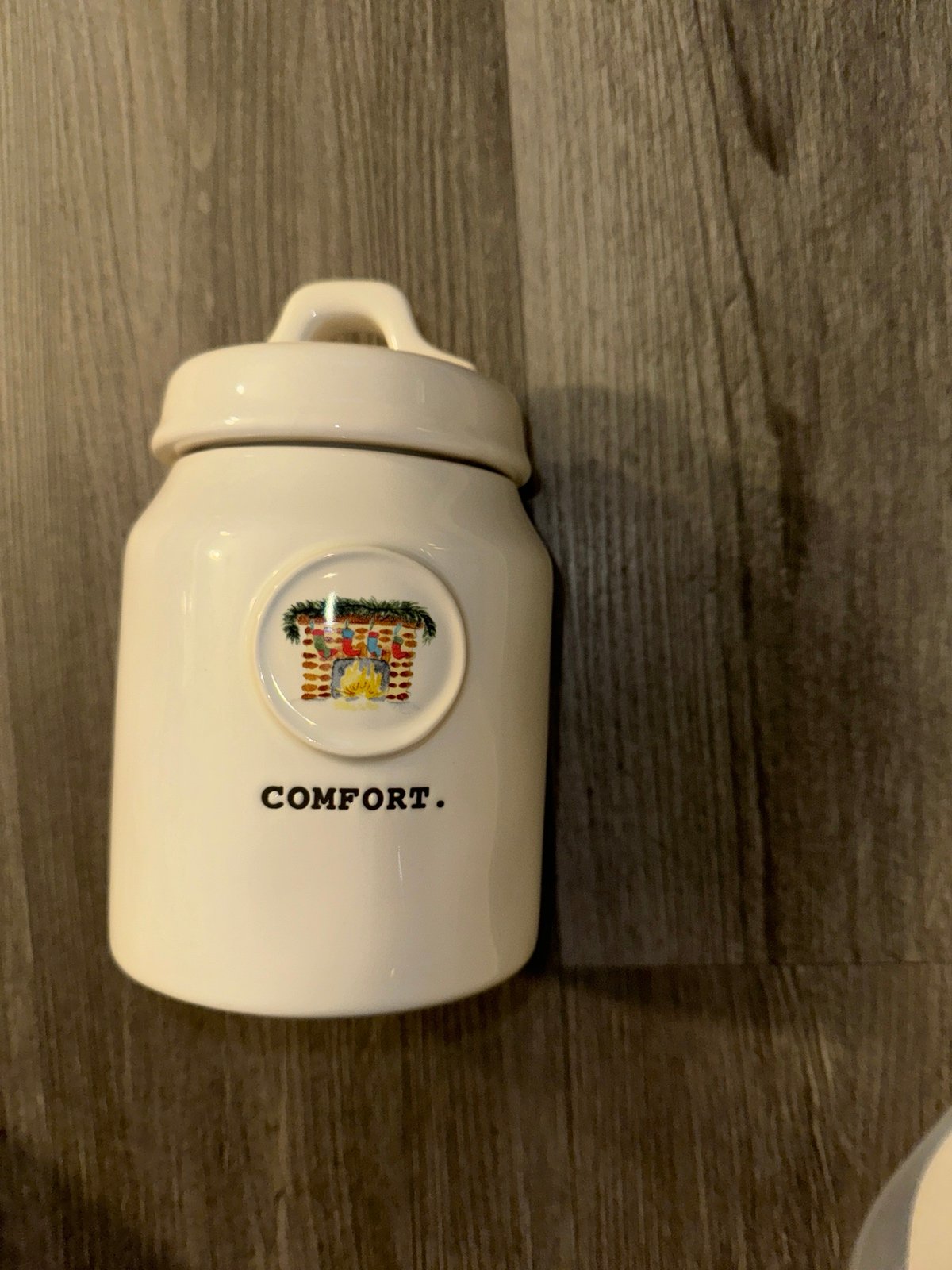 Rae Dunn Christmas canister