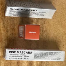 milk makeup mascara cheek lip bundle three products kush rise swerve NIB 75