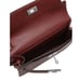 TIFFANY & FRED PARIS SAFFIANO LEATHER TWO-WAY MESSENGER BAG BURGUNDY