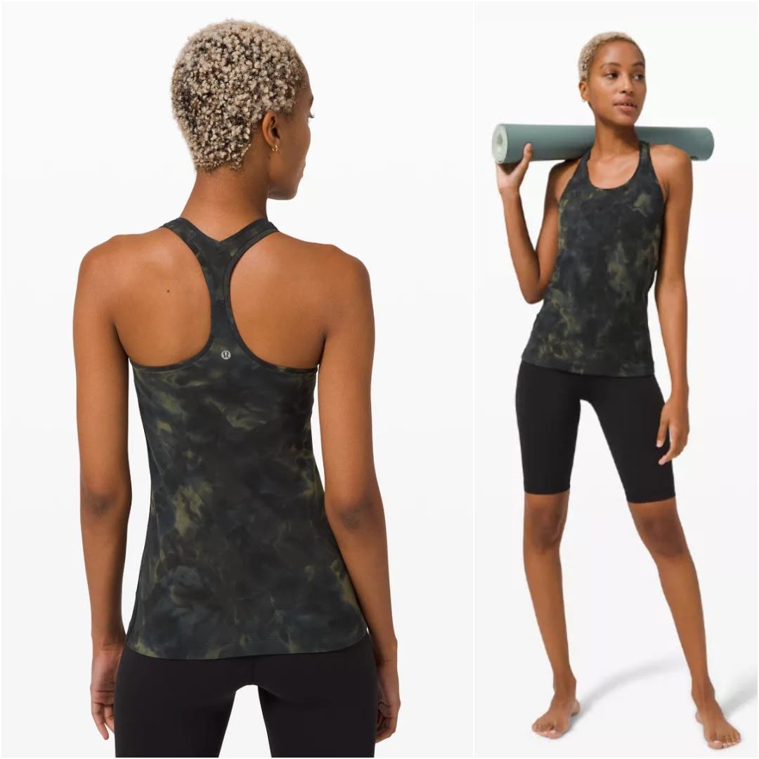 Lululemon Soft Racerback Tank Olive Green 2 NWOT
