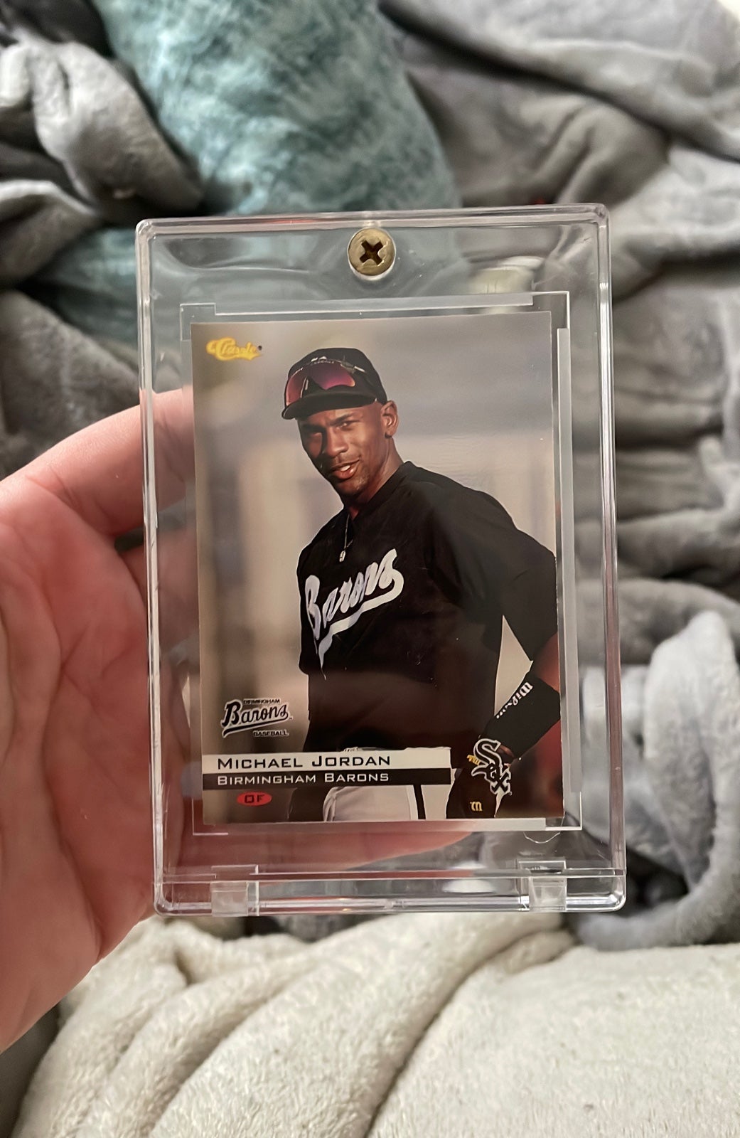 Topps micheal Jordan baseball card